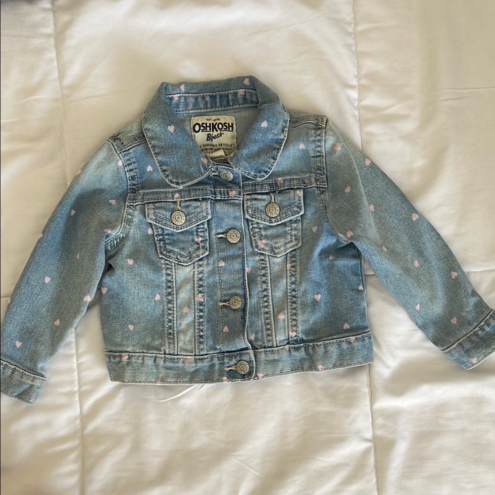OshKosh B'gosh Pink and Blue Jean Jacket